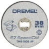 Dremel SpeedClic Snijschijf Voor Metaal 38 Mm 5 Stuks -Kwaliteit Gereedschapswinkel 123 1088