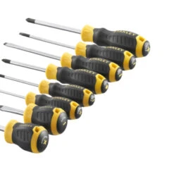 Stanley Schroevendraaierset Cushiongrip 8 Delig -Kwaliteit Gereedschapswinkel 123 1177