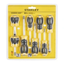Stanley Schroevendraaierset Cushiongrip 8 Delig -Kwaliteit Gereedschapswinkel 123 1178