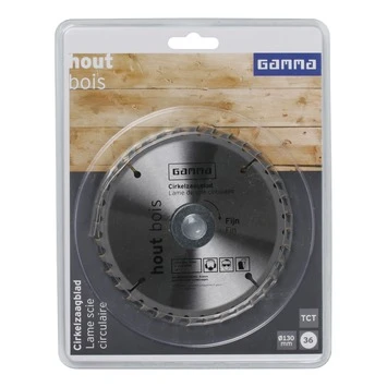 GAMMA Cirkelzaagblad 36t 130x16mm 3 GAMMA Cirkelzaagblad 36t 130x16mm
