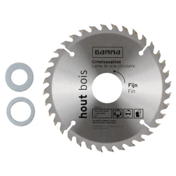 GAMMA Cirkelzaagblad 36t 130x16mm 4 GAMMA Cirkelzaagblad 36t 130x16mm - Afbeelding 2