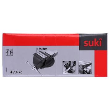 Bankschroef Gietijzer Breedte 125 Mm 4 Bankschroef Gietijzer Breedte 125 Mm - Afbeelding 2