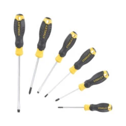 Stanley Schroevendraaierset Cushiongrip 6 Delig 11 Stanley Schroevendraaierset Cushiongrip 6 Delig -Kwaliteit Gereedschapswinkel 123 1612