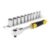Stanley Dopsleutelset 1/4" 11 Delig -Kwaliteit Gereedschapswinkel 123 1649