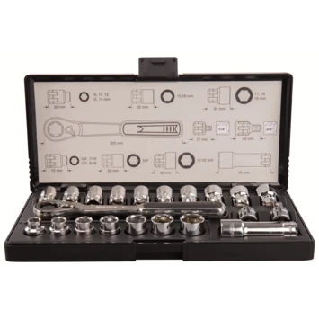 Makita 21-delige Doppenset 6-G 4 Makita 21-delige Doppenset 6-G - Afbeelding 2