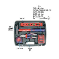 KWB Gereedschapskoffer 40-delig -Kwaliteit Gereedschapswinkel 123 1979