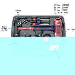 KWB Gereedschapskoffer 65-delig -Kwaliteit Gereedschapswinkel 123 1996