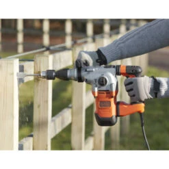 Black & Decker BLACK+DECKER Boorhamer BEHS03K-QS 1250 Watt Pneumatisch -Kwaliteit Gereedschapswinkel 123 2282