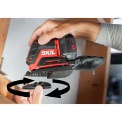 SKIL 20V Multischuurmachine 3720CB Compact Brushless Incl. 24 Schuurbladen En 3 Schuurhulpstukken (zonder Accu) -Kwaliteit Gereedschapswinkel 123 2346