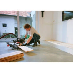 SKIL Afkortzaag / Verstekzaag 216mm Met Trekfunctie En Laser 1310AA 1600W + Snelklem -Kwaliteit Gereedschapswinkel 123 2427