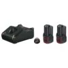 Bosch Professional Starterset 2 X GBA 12V 2.0Ah Accu + Oplader -Kwaliteit Gereedschapswinkel 123 258