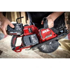 SKIL 20V Cirkelzaag 3572EA XP Brushless 66mm Incl. 2x 4,0Ah Accu + Snellader -Kwaliteit Gereedschapswinkel 123 3310