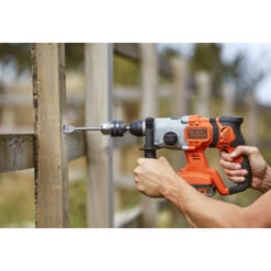 Black & Decker BLACK+DECKER Accu Boorhamer BCD900E2K-QW (incl. 2 Accu's En Lader) -Kwaliteit Gereedschapswinkel 123 3736