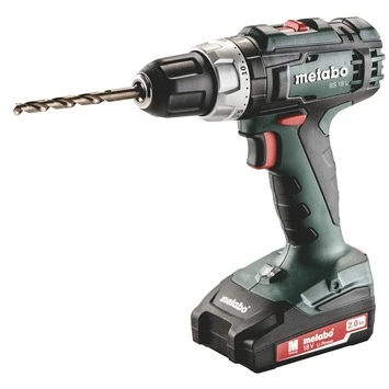 Metabo Accuboormachine BS18L Incl. 2 Accu's 2.0Ah + Lader En Koffer 3 Metabo Accuboormachine BS18L Incl. 2 Accu's 2.0Ah + Lader En Koffer