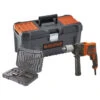 Black & Decker BLACK+DECKER Klopboor BEH850KA32-QS In Koffer + 32 Dlg Accessoires 1 Black & Decker BLACK+DECKER Klopboor BEH850KA32-QS In Koffer + 32 Dlg Accessoires -Kwaliteit Gereedschapswinkel 123 4143