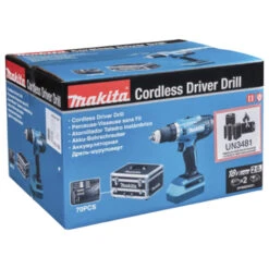 Makita 18V Accuboormachine DF488DAEX1 + 70-delige Accessoireset 11 Makita 18V Accuboormachine DF488DAEX1 + 70-delige Accessoireset -Kwaliteit Gereedschapswinkel 123 4317