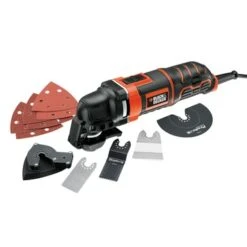 Black & Decker BLACK+DECKER Oscillerende Multitool MT300KA-QS 300W -Kwaliteit Gereedschapswinkel 123 4421