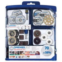 Dremel Speedclic 70-delige Accessoireset 8 Dremel Speedclic 70-delige Accessoireset -Kwaliteit Gereedschapswinkel 123 45