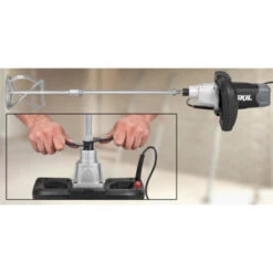 SKIL Beton- & Verfmenger (mixer) Voor O.a. Verf, Lijm, Pleister En Mortel 1016AA Incl. Universele Mengstaaf -Kwaliteit Gereedschapswinkel 123 4540