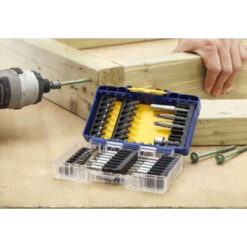 Irwin Schroefbitset Mixed 40-delig. Inclusief Schroefbithouder. In Tough Case. 10 Irwin Schroefbitset Mixed 40-delig. Inclusief Schroefbithouder. In Tough Case. -Kwaliteit Gereedschapswinkel 123 549