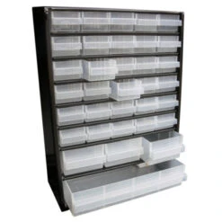 Raaco Ladenkast Metaal 34 Laden Zwart