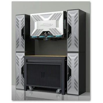 Blucave Metalen Opbergkast 4 Blucave Metalen Opbergkast - Afbeelding 2