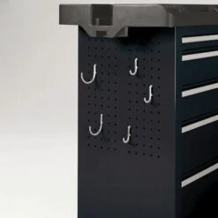 Waterloo Gereedschapswagen Zwart 3 Laden En Werkblad -Kwaliteit Gereedschapswinkel 123 5780