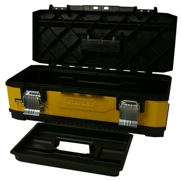 Stanley Gereedschapskoffer Zwart 26 Inch 4 Stanley Gereedschapskoffer Zwart 26 Inch - Afbeelding 2