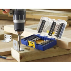 Irwin Schroefbitset Mixed 31-delig. Inclusief Schroefbithouder. In Tough Case. -Kwaliteit Gereedschapswinkel 123 597