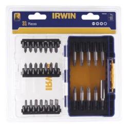Irwin Schroefbitset Mixed 31-delig. Inclusief Schroefbithouder. In Tough Case. -Kwaliteit Gereedschapswinkel 123 598