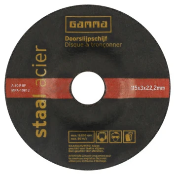 GAMMA Doorslijpschijf 115mm Steen / Staal 10-dlg 4 GAMMA Doorslijpschijf 115mm Steen / Staal 10-dlg - Afbeelding 2