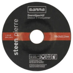 GAMMA Doorslijpschijf 115mm Steen / Staal 10-dlg 9 GAMMA Doorslijpschijf 115mm Steen / Staal 10-dlg -Kwaliteit Gereedschapswinkel 123 789