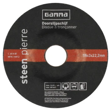 GAMMA Doorslijpschijf 115mm Steen / Staal 10-dlg 5 GAMMA Doorslijpschijf 115mm Steen / Staal 10-dlg - Afbeelding 3