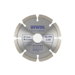 Irwin Diamantzaagblad Voor Haakse Slijper Ø115 Mm. Voor Steen.