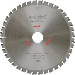 Metabo Precision Cut Cirkelzaagblad Hw/ct 210x30, 40 Tanden
