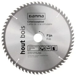 GAMMA Zaagblad Hout 254x30/16 Mm 60 Tanden