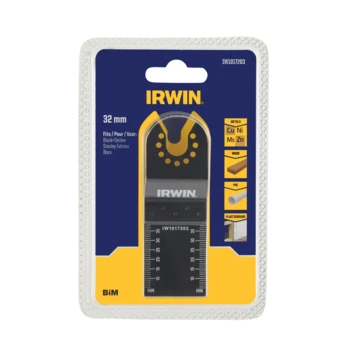 Irwin Invalzaagblad 32 X 40 Mm Bi-metaal Voor Hout En Metaal. Geschikt Voor B+D Multitool MT300KA. 4 Irwin Invalzaagblad 32 X 40 Mm Bi-metaal Voor Hout En Metaal. Geschikt Voor B+D Multitool MT300KA. - Afbeelding 2